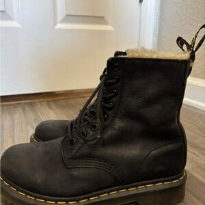Dr. Martens Black Combat Boots